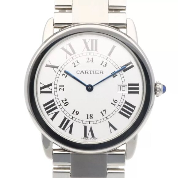 CARTIER Ronde Solo LM Watches 2934 Stainless Steel used - Picture 1 of 9